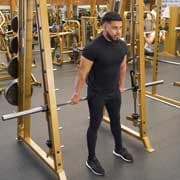 Smith Machine Hack Squat Demonstration