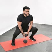 Dumbbell Plie Squat Demonstration