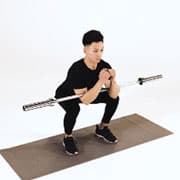 Barbell Zercher Squat Demonstration