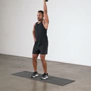 Dumbbell One-Arm Tricep Extension Demonstration