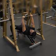 Smith Machine Bench Press (Close Grip) Demonstration