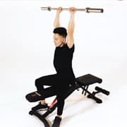 Barbell Seated Tricep Extension Demonstration