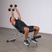 Dumbbell Incline Tricep Extension Demonstration