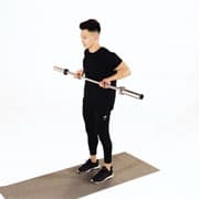 Barbell Drag Curl Demonstration