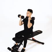 Dumbbell Seated Arnold Press Demonstration