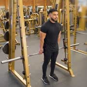 Smith Machine Reverse Calf Raise Demonstration