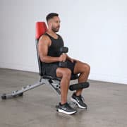Dumbbell Seated Single-Leg Calf Raise Demonstration