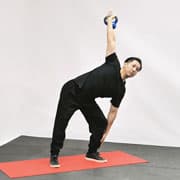 Kettlebell Bent Press Demonstration