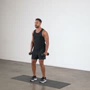 Dumbbell Lateral Raise Demonstration