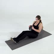 Weight Plate Russian Twist Demonstration