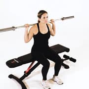 Barbell Seated Twist Demonstration