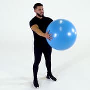 Stability Ball Trunk Rotation Demonstration