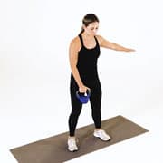 Kettlebell Hang Clean Demonstration