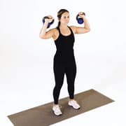 Kettlebell Alternating Shoulder Press Demonstration