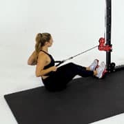 Cable Rope Deltoid Row Demonstration