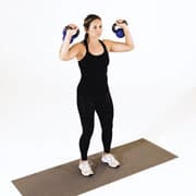 Kettlebell Push Press Demonstration