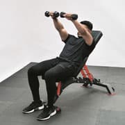 Dumbbell Front Incline Raise Demonstration