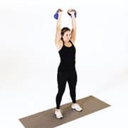 Kettlebell Thruster Demonstration