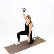 Kettlebell Turkish Get-Up Squat Demonstration