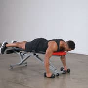 Dumbbell Prone Deltoid Raise Demonstration