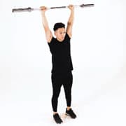 Barbell Push Press Demonstration