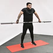 Barbell Snatch Shrug Demonstration