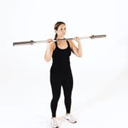 Barbell Military Press Demonstration