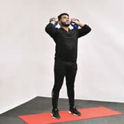 Kettlebell Military Press Demonstration