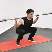 Barbell Deep Squat Demonstration