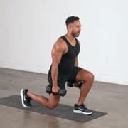 Dumbbell Reverse Lunge Demonstration