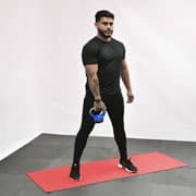Kettlebell Hang Clean Demonstration
