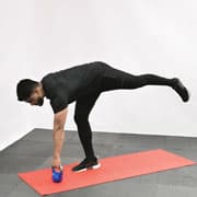 Kettlebell Single-Leg Deadlift Demonstration