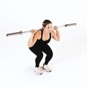 Barbell Squat with Narrow Stance Demonstration