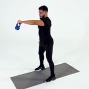 Kettlebell One-Arm Swing Demonstration