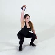 Kettlebell One-Arm Overhead Squat Demonstration