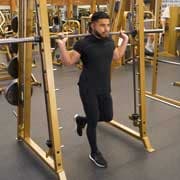 Smith Machine Bulgarian Split Squat Demonstration