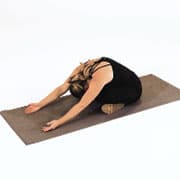 Cross-Legged Forward Fold Demonstration