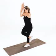 Eagle Pose Demonstration