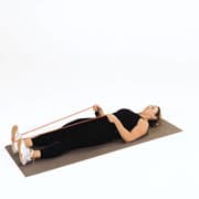 Calf Stretch with Rope Demonstration