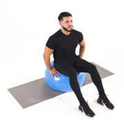 Stability Ball Side Bend Demonstration