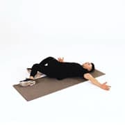 Cross-Leg Side Stretch (Supine) Demonstration