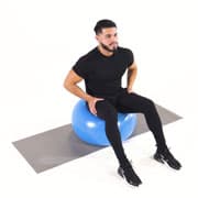 Stability Ball Side Stretch Demonstration
