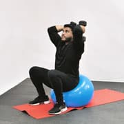 Dumbbell French Press (Stability Ball) Demonstration