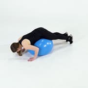 Stability Ball Hip Extension Demonstration
