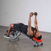 Bench Weighted Decline Crunch Demonstration