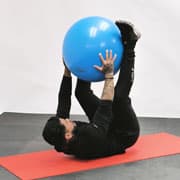 Stability Ball V-Up Demonstration