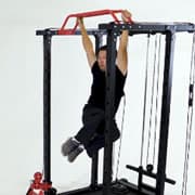 Hanging Knee Raise Rotation Demonstration