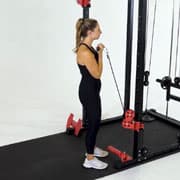 Cable Standing Curl Demonstration