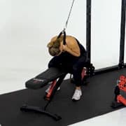 Cable Seated Crunch Demonstration