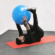 Stability Ball Hand and Foot Exchange Demonstration